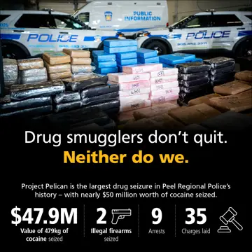 Project PELICAN drug seizure stats