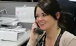 Admin Assistant talking on the phone